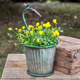 Garden Hose Tapered Planter