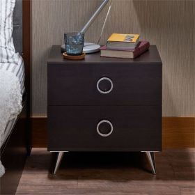 Elms Night Table in Espresso AL