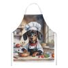 Dachshund The Chef Apron Cooking Kitchen Server Baking Crafts Gardening for Adult Women Men, Unisex, Large, Multicolor