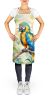 Blue and Gold Macaw Apron Cooking Kitchen Server Baking Crafts Gardening for Adult Women Men, Unisex, Large, Multicolor