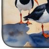 Oystercatchers Foraging Dish Drying Mat Absorbent Dish Drying Mat Pad for Kitchen Counter Dish Drainer Mat for Countertop, 14 x 21", Multicolor