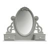 ACME Flora Jewelry Mirror(Optional), Gray Finish BD02206 ONLY MIRROR