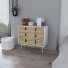 Dresser Magness, Bedroom, White / Macadamia