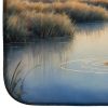 Wetland Wonders Blue Heron Dish Drying Mat Absorbent Dish Drying Mat Pad for Kitchen Counter Dish Drainer Mat for Countertop, 14 x 21", Multicolor