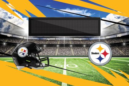 [Personalization Only] Official NFL Steelers - 20" x 32" Personalized Washable Rug