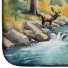 Mountain Stream Dish Drying Mat Absorbent Dish Drying Mat Pad for Kitchen Counter Dish Drainer Mat for Countertop, 14 x 21", Multicolor