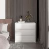 Wyatt White 3-Drawer Dresser