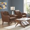 Faux Leather Accent Chair