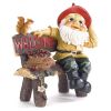 Charming Garden Gnome Welcome Statue for Outdoor Decor