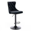 Furniture,Swivel Velvet Barstools Adjusatble Seat Height from 25-33 Inch,17.7 inch base